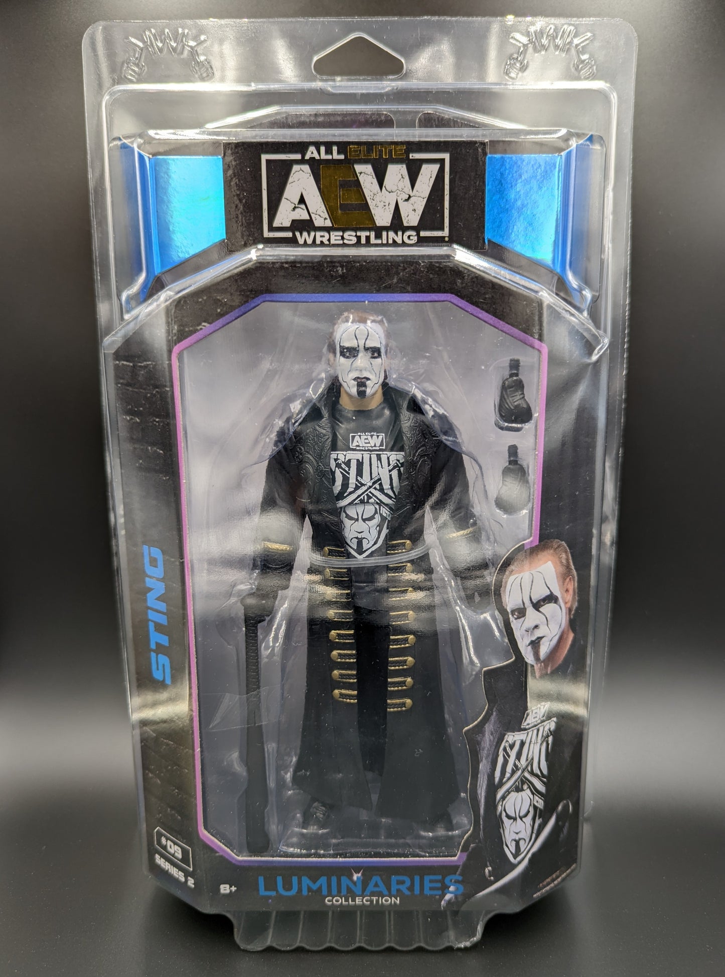 KWK Figure Bodyguard Jazwares AEW Package